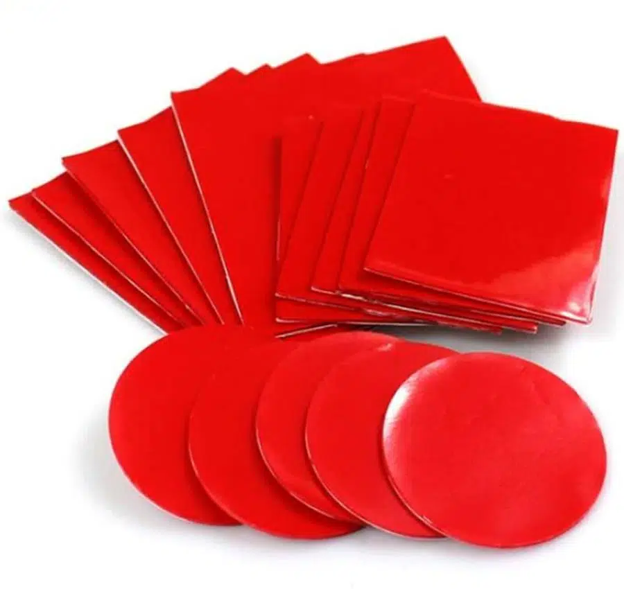 SLİKON BANT ÇİFT TARAFLI GRİ SÜPER GÜÇLÜ ÇİVİ BANT 4 CM X 4 CM 30 ADET
